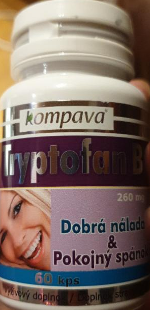 Fotografie - Kompava Tryptofan B 260 mg Dobrá nálada & Pokojný spánok