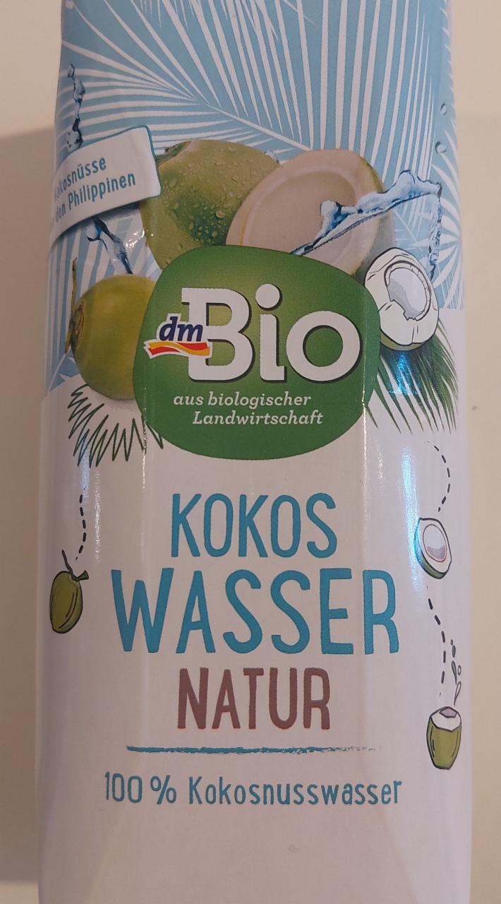 Fotografie - Kokos wasser natur dmBio kokosová voda
