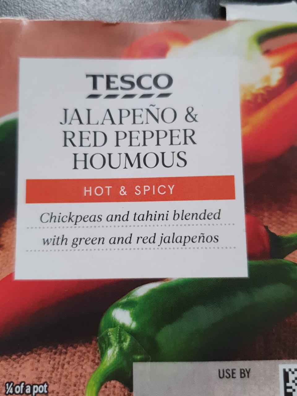 Fotografie - jalapeno & red pepper houmous Tesco