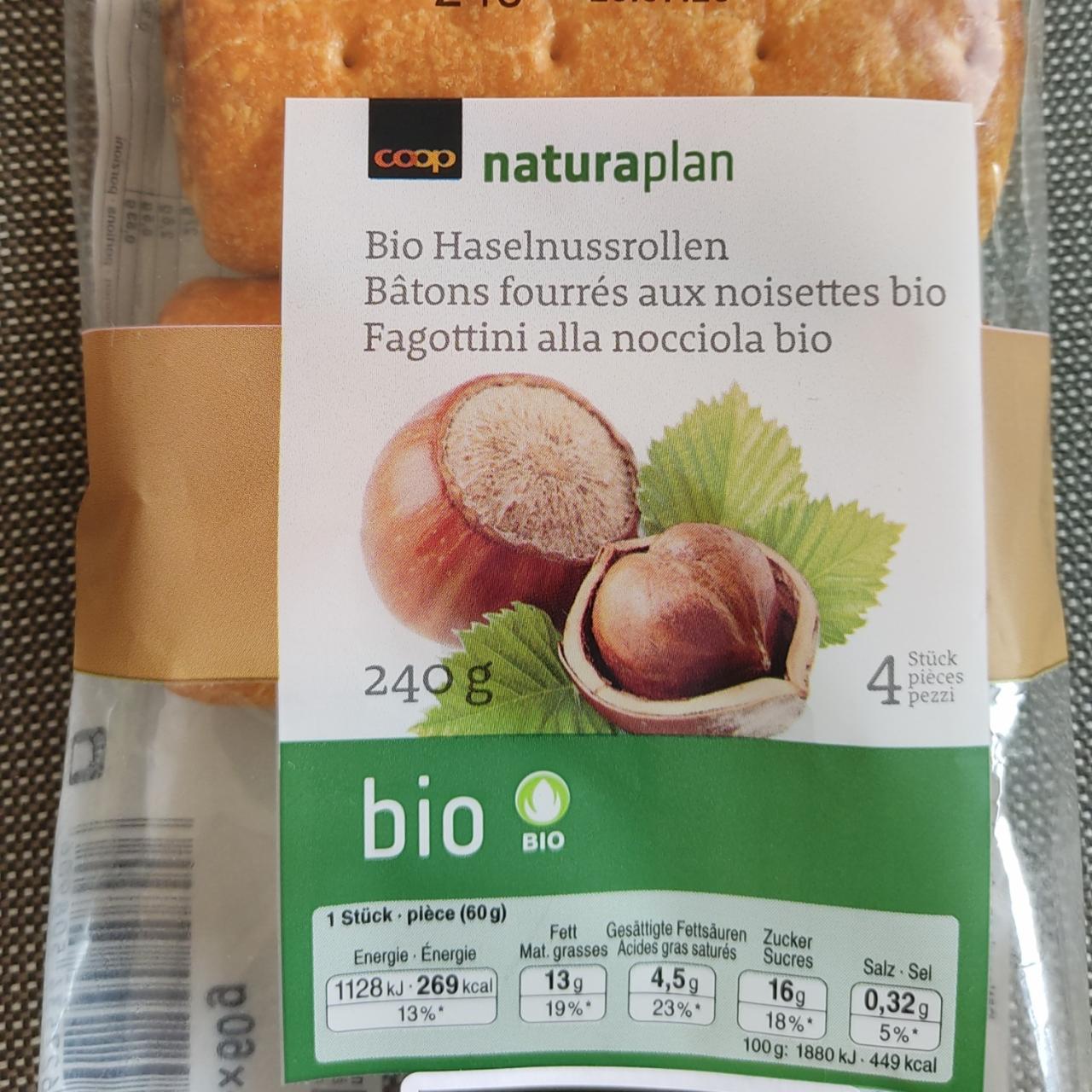 Fotografie - Bio Haselnusrollen Coop Naturaplan