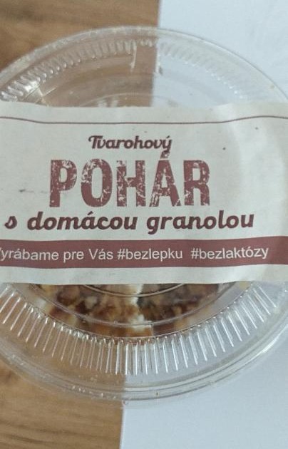 Fotografie - Tvarohovy pohár s domácou granolou