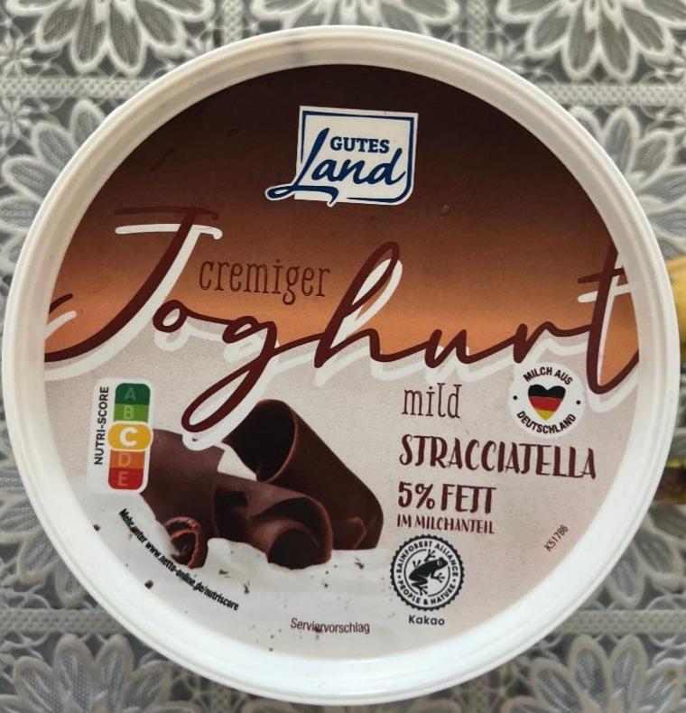 Fotografie - Cremiger joghurt mild Stracciatella Gutes Land