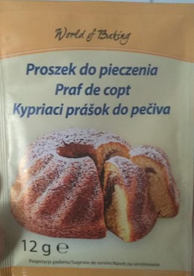 Fotografie - kypriaci prášok do pečiva world of baking