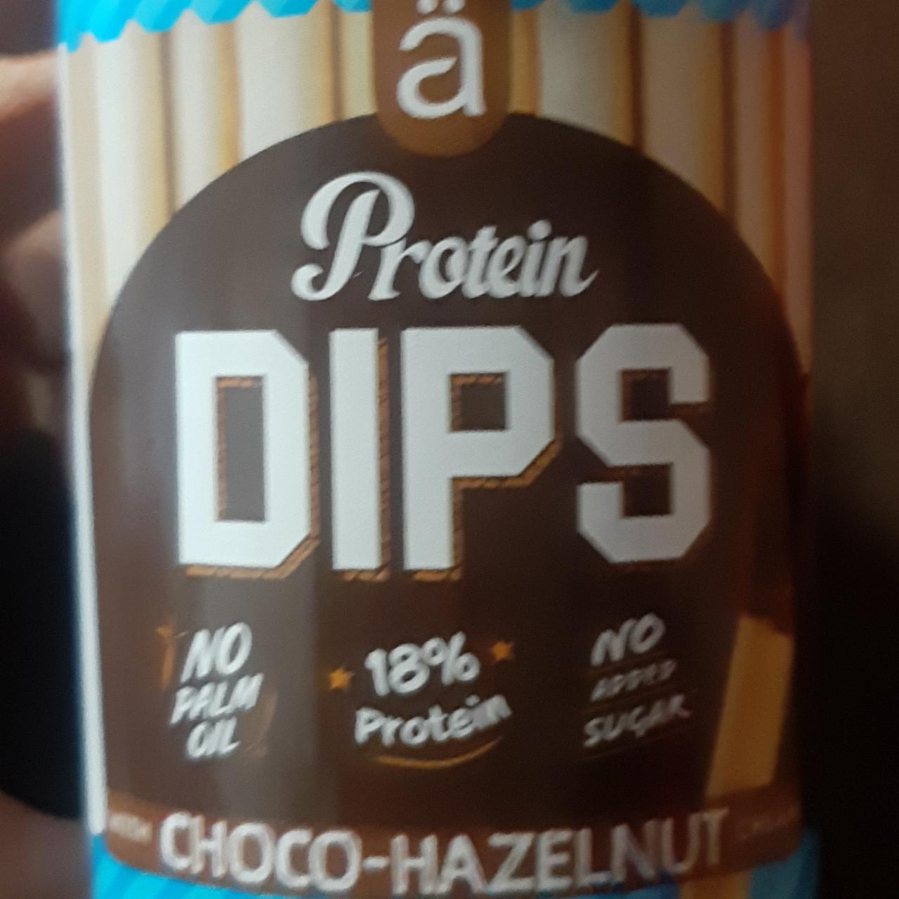 Fotografie - Protein Dips with Choco-Hazelnut cream ä
