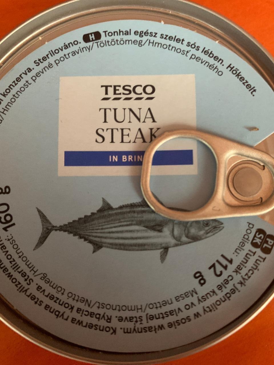 Fotografie - Tuna steak in brine Tesco