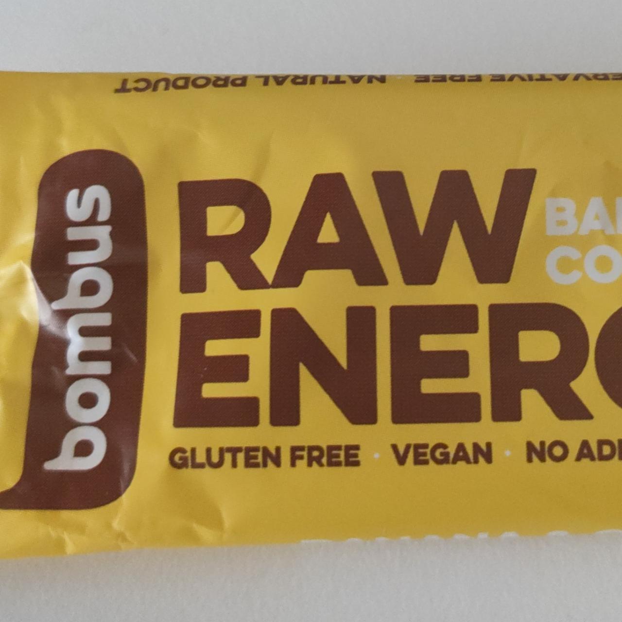 Fotografie - RAW Energy Banana & coconut Bombus