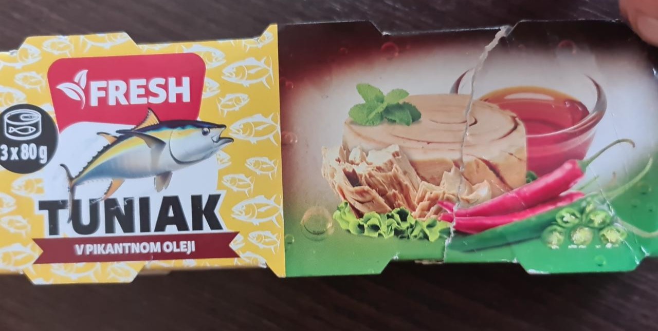 Fotografie - Fresh Tuniak v pikantom oleji