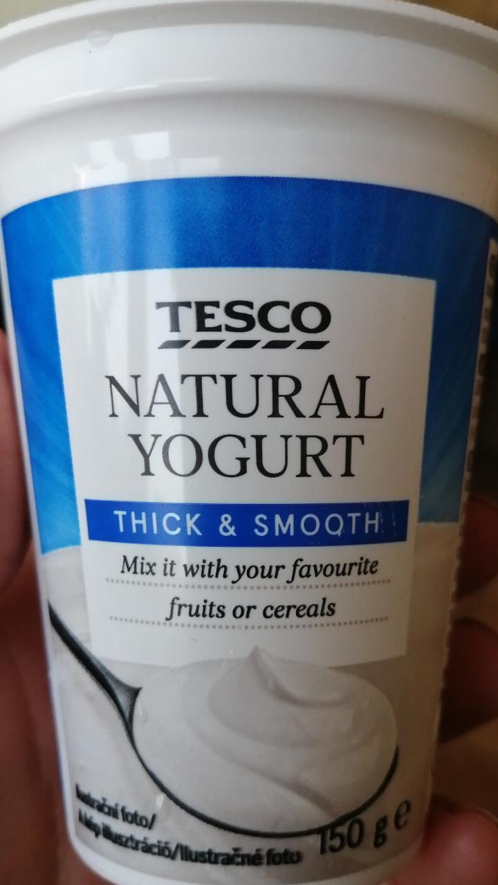 Fotografie - Natural yogurt Tesco