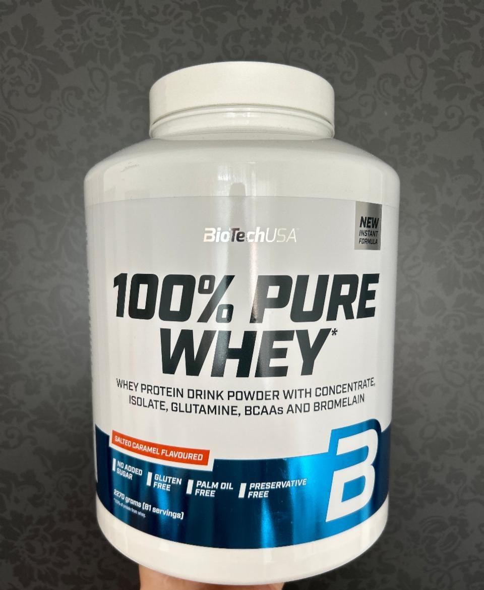 Fotografie - 100% Pure Whey Salted Caramel Flavoured BioTechUSA