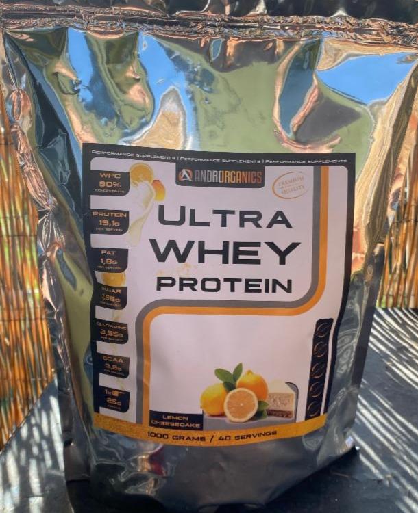 Fotografie - Ultra Whey Protein Lemon Cheesecake Androrganics