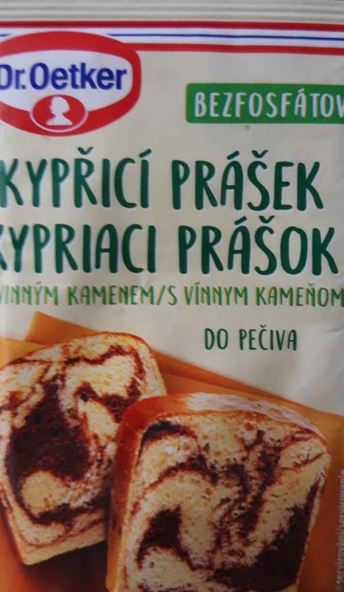 Fotografie - Kypriaci prášok s vínnym kameňom Dr.Oetker