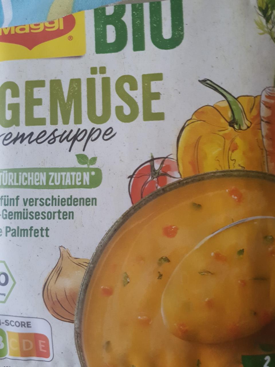 Fotografie - Gemüse Cremesuppe Maggi Bio