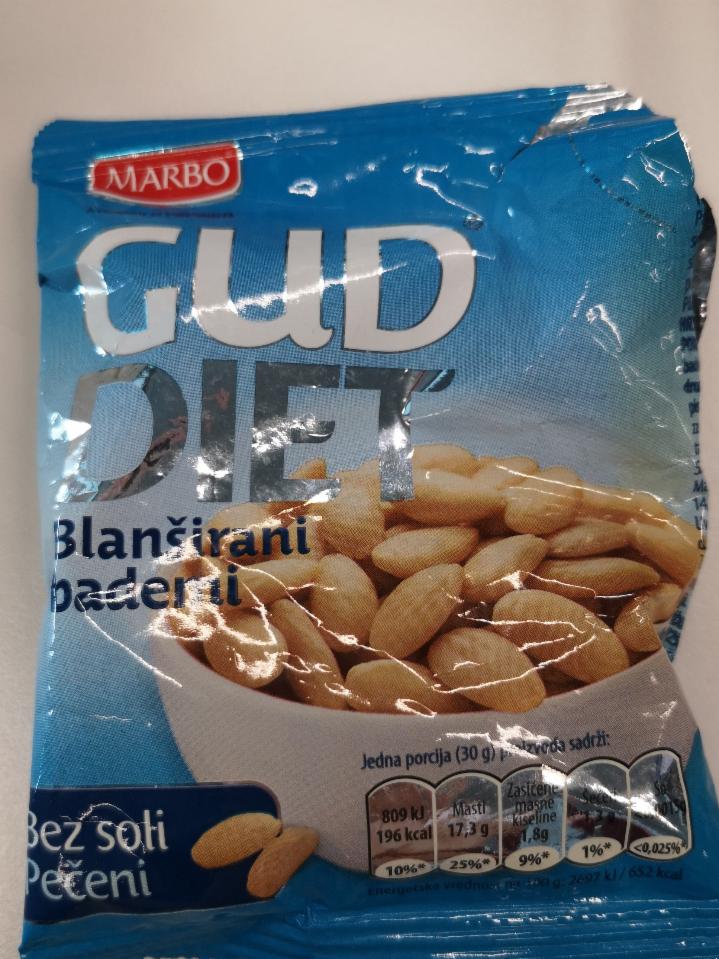 Fotografie - Gud DIET Blansirani bademi