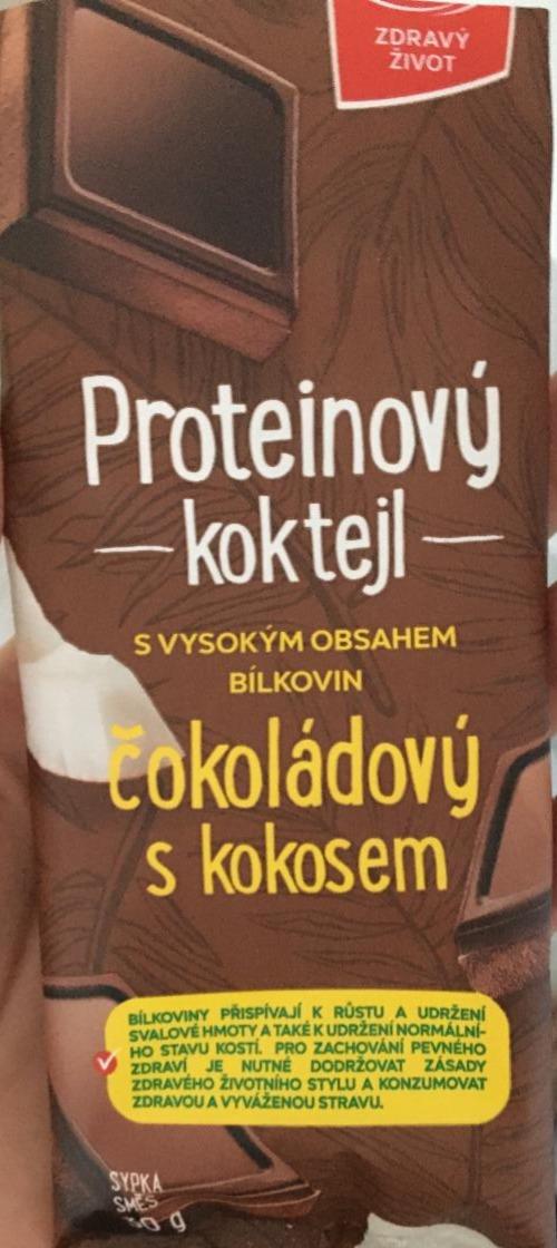 Fotografie - Proteinový koktejl SEMIX čokoládový s kokosom