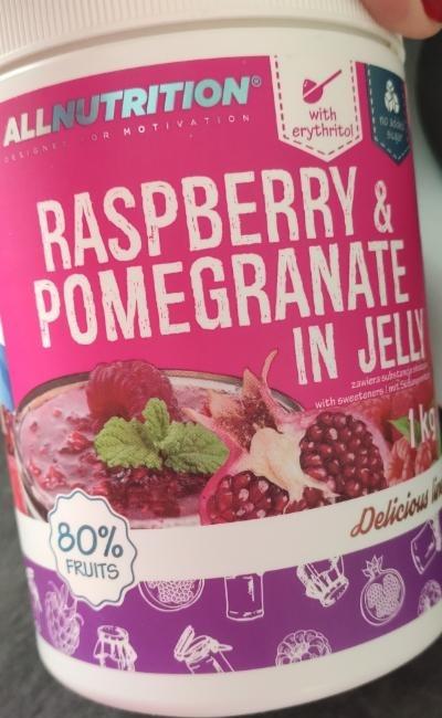 Fotografie - Raspberry & pomegranate in jelly Allnutrition