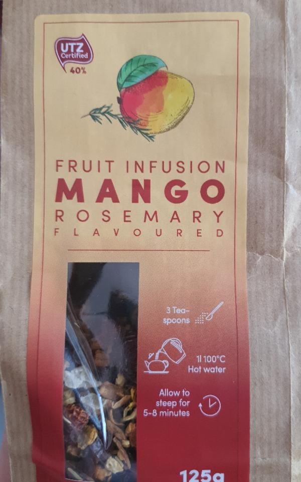 Fotografie - Fruit infusion mango rosemary flavored tea