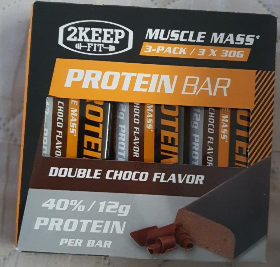 Fotografie - Protein Bar Double choco flavor Muscle Mass