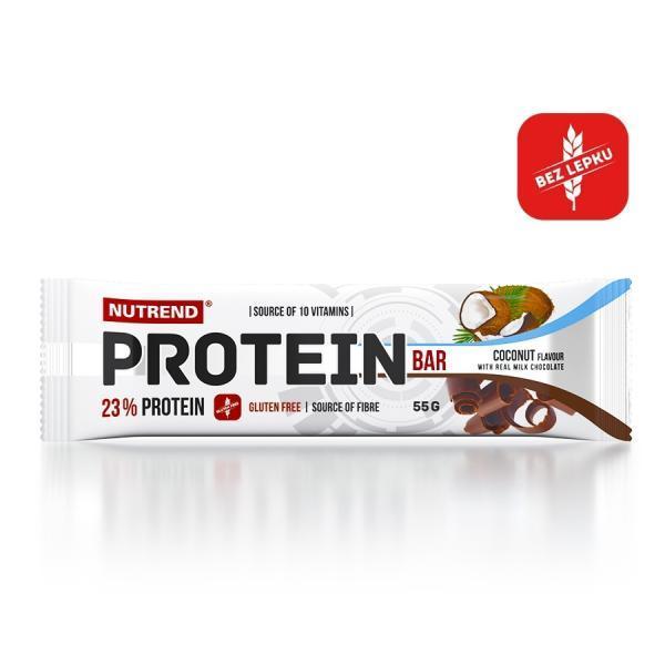 Fotografie - protein bar 23% Cocos,Vanilla a choco Nutrend