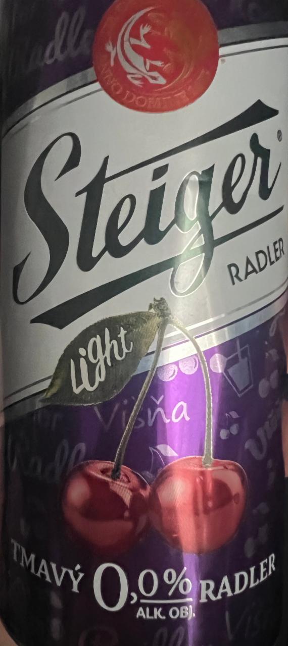 Fotografie - Radler tmavý višňa light Steiger