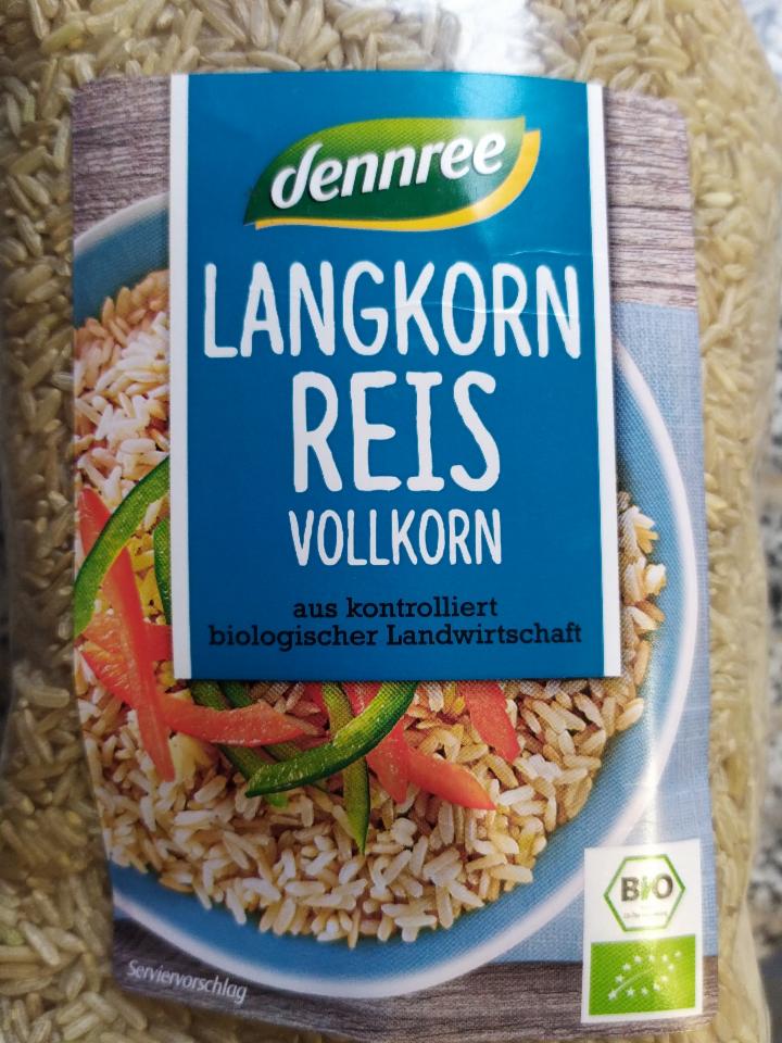 Fotografie - Bio Langkorn Reis Vollkorn Dennree