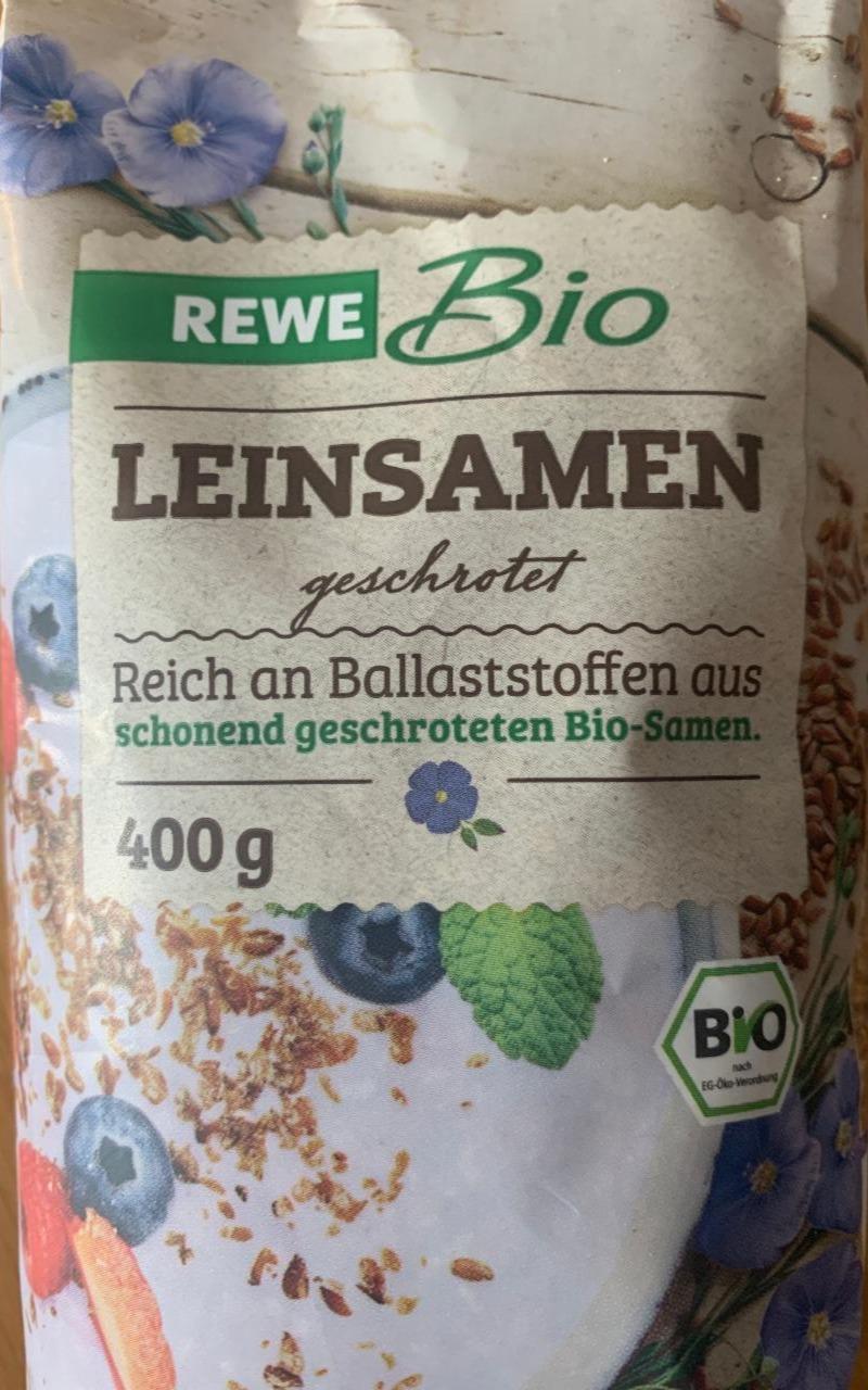 Fotografie - Leinsamen geschrotet Rewe Bio