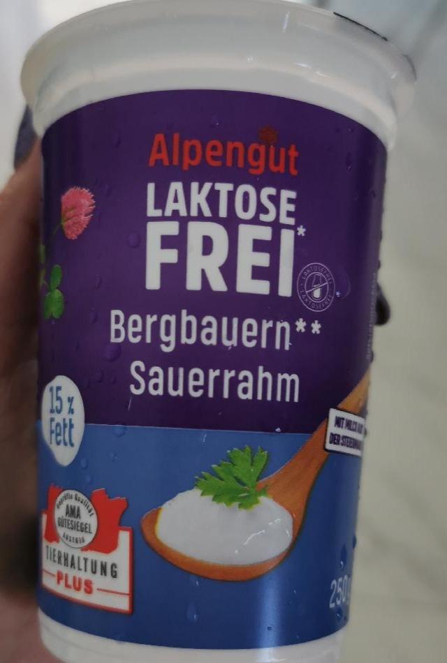 Fotografie - Laktose Frei Bergbauern Sauerrahm Alpengut