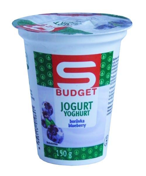 Fotografie - S Budget jogurt čučoriedkový