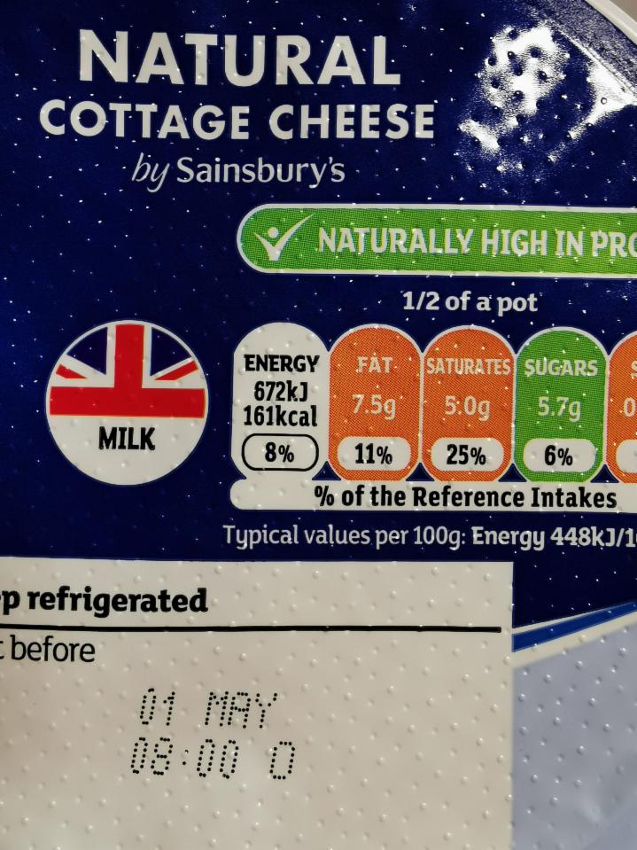 Fotografie - Natural Cottage Cheese by Sainsbury's