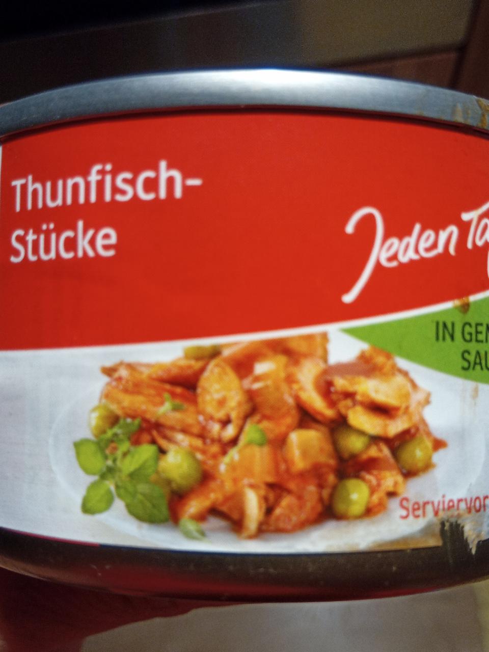 Fotografie - Thunfischstücke in Gemüsesauce