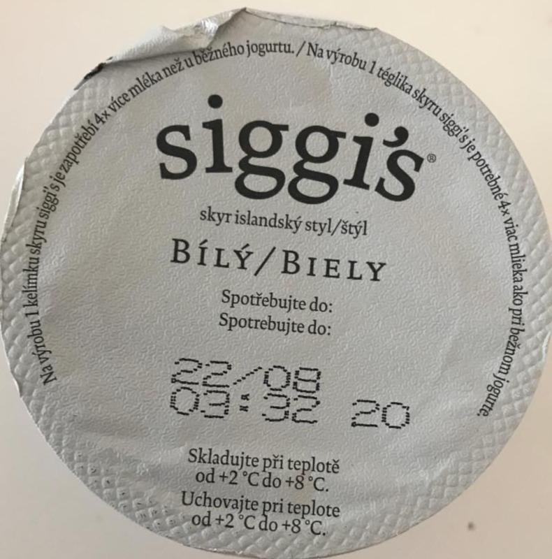 Fotografie - Skyr islandský styl 0% bílý Siggi's