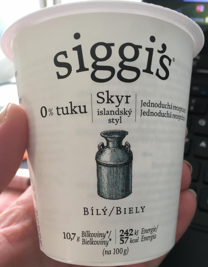 Fotografie - Skyr islandský styl 0% bílý Siggi's