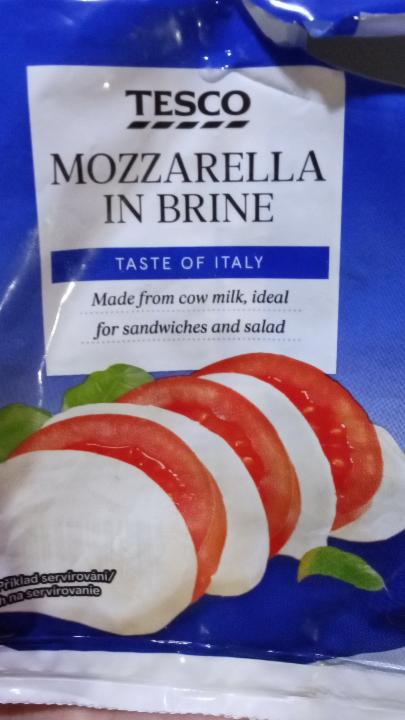 Fotografie - Mozzarella v náleve Tesco Value