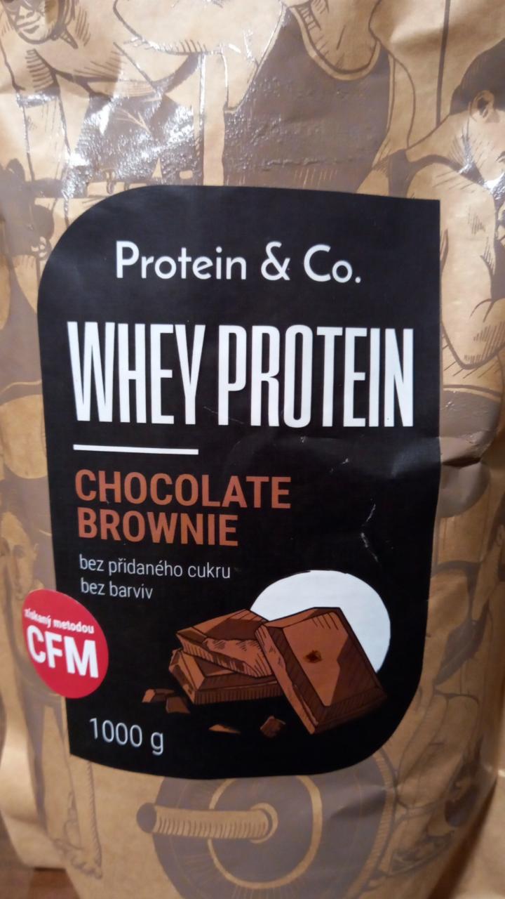 Fotografie - Whey Protein chocolate brownie Protein & Co.