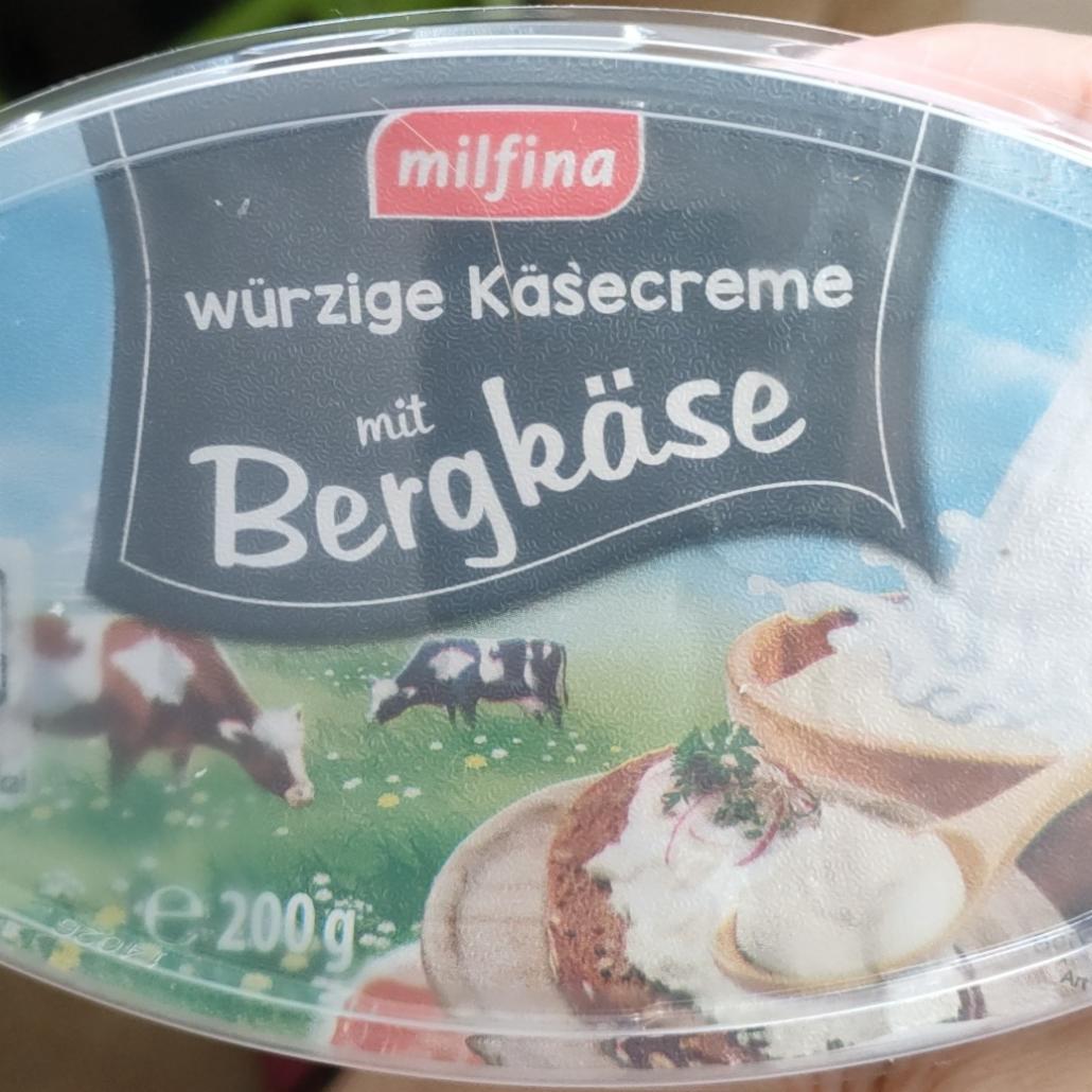 Fotografie - Würzige käsecreme mit Bergkäse Milfina