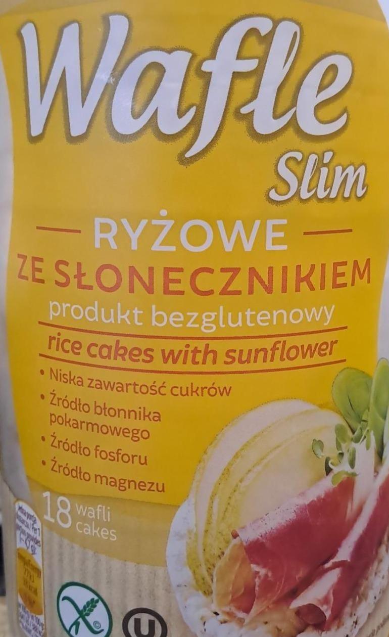 Fotografie - Wafle Slim ryżowe ze słonecznikiem Kupiec