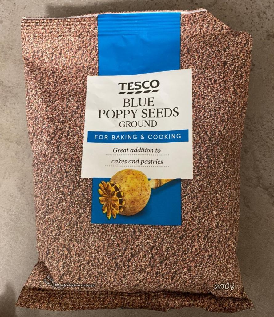 Fotografie - Blue poppy seeds ground Tesco