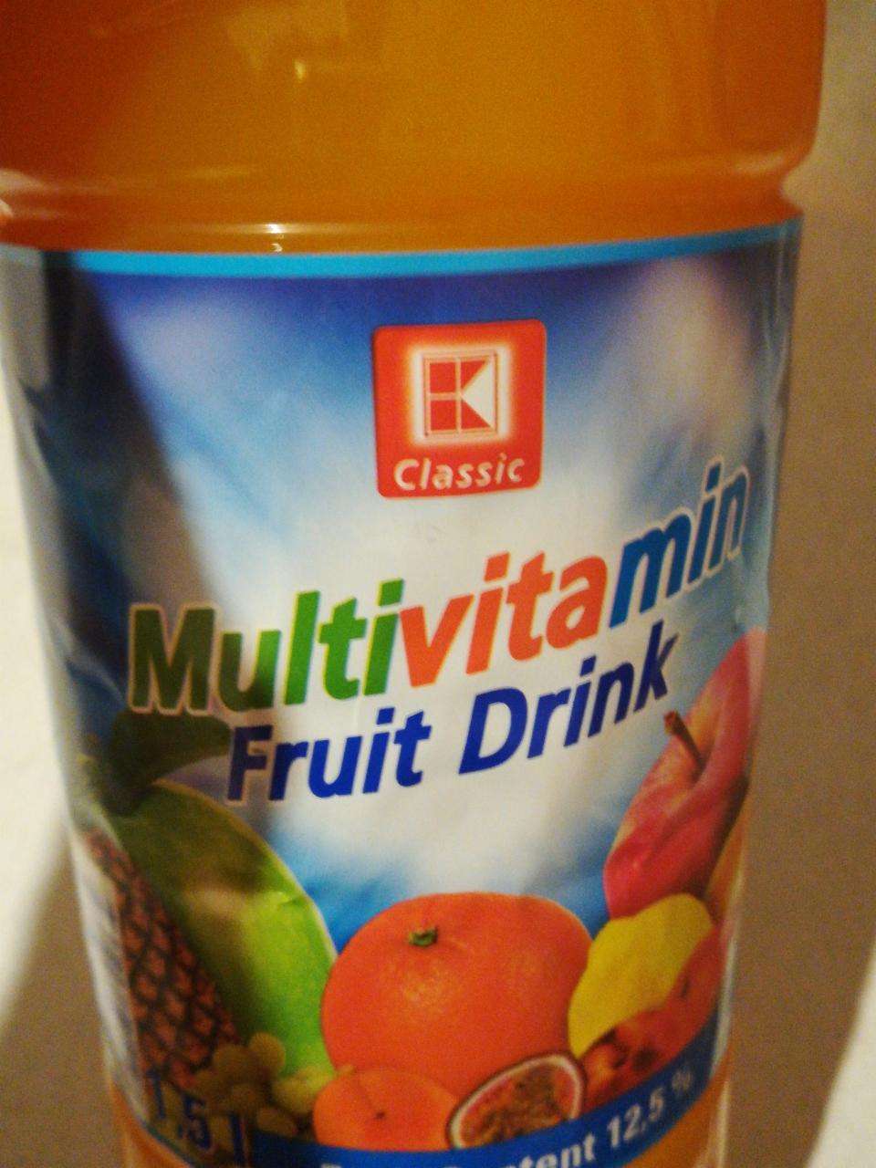 Fotografie - Multivitamin fruit drink K-Classic