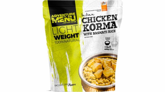 Fotografie - Chicken Korma with rice light weight Adventure Menu