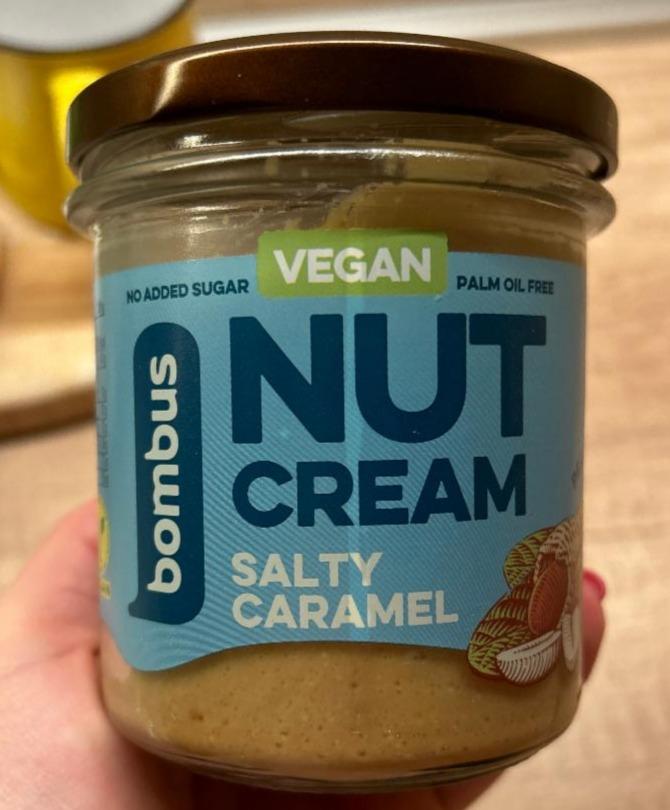 Fotografie - Nut Cream Salty Caramel Vegan Bombus