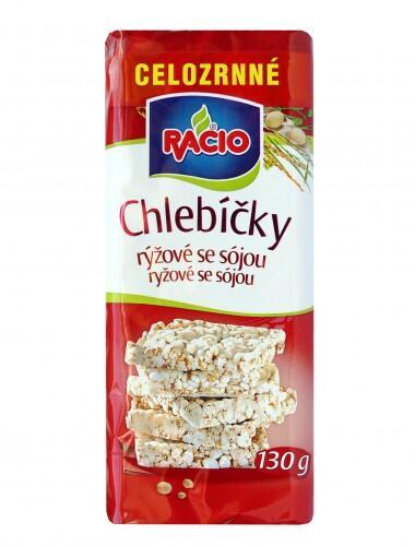 Fotografie - chlebíčky ryžové so sójou Racio