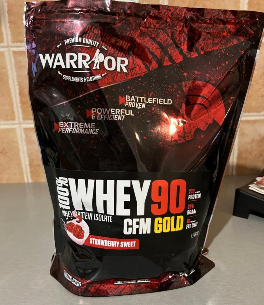 Fotografie - 100% Whey 90 CFM Gold Strawberry sweet Warrior