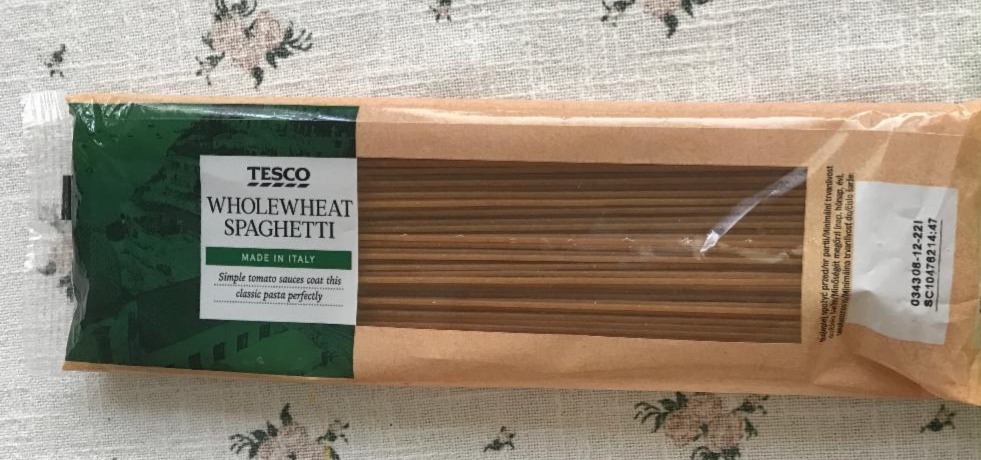 Fotografie - Wholewheat spaghetti Tesco