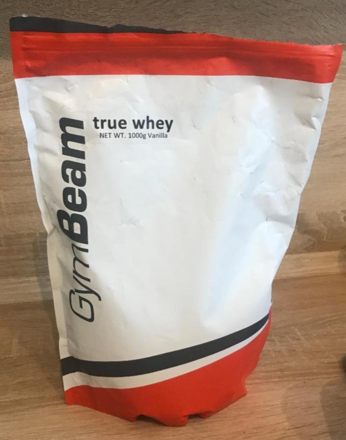 Fotografie - True whey protein vanilla GymBeam