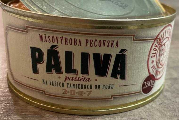 Fotografie - Pálivá paštéta Pečovská