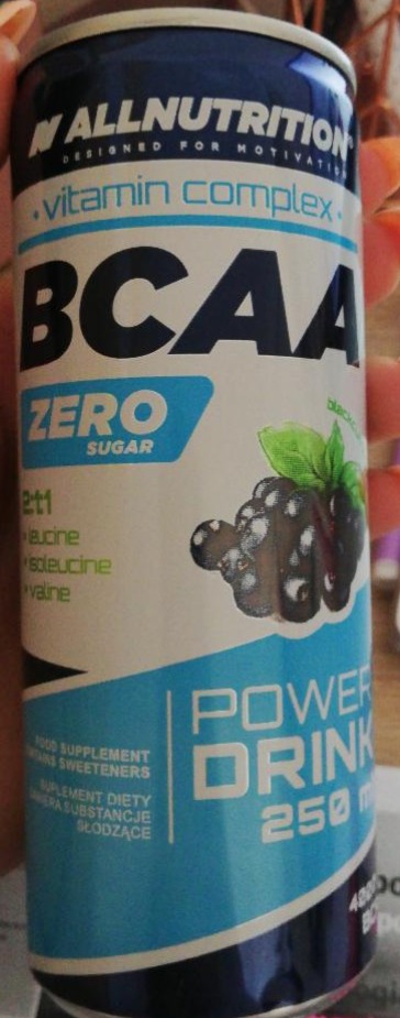 Fotografie - BCAA 2:1:1 Zero sugar Blackcurrant Allnutrition