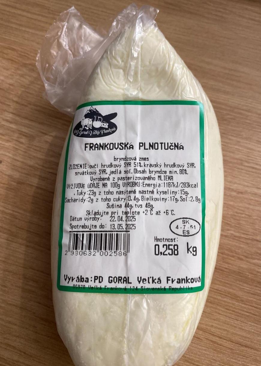 Fotografie - Frankovská plnotučná bryndzová zmes