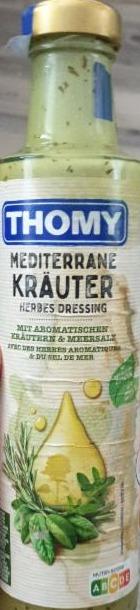 Fotografie - Thomy mediterrane Kräuter herbes Dressing