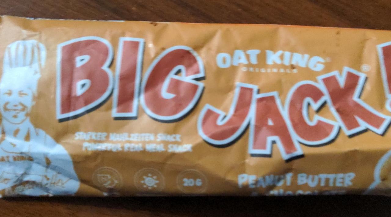 Fotografie - Big Jack protein bar peanut butter Oat King