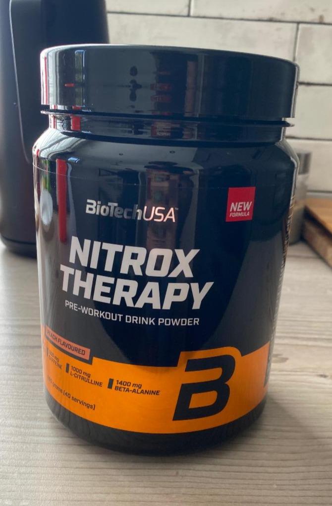 Fotografie - Nitrox Therapy Peach flavoured BioTechUSA