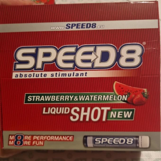 Fotografie - Absolute stimulant strawberry &melon liquid shot Speed8